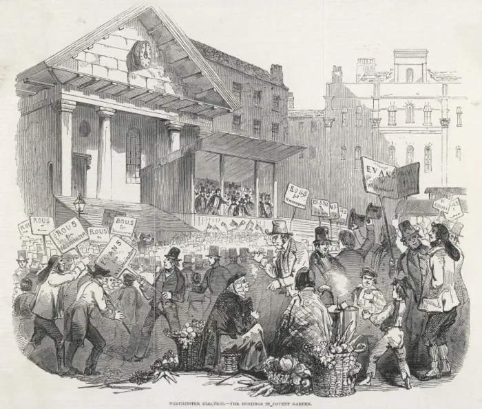 Framed Print : Election, Westminster Framed Print : Election, Westminster
