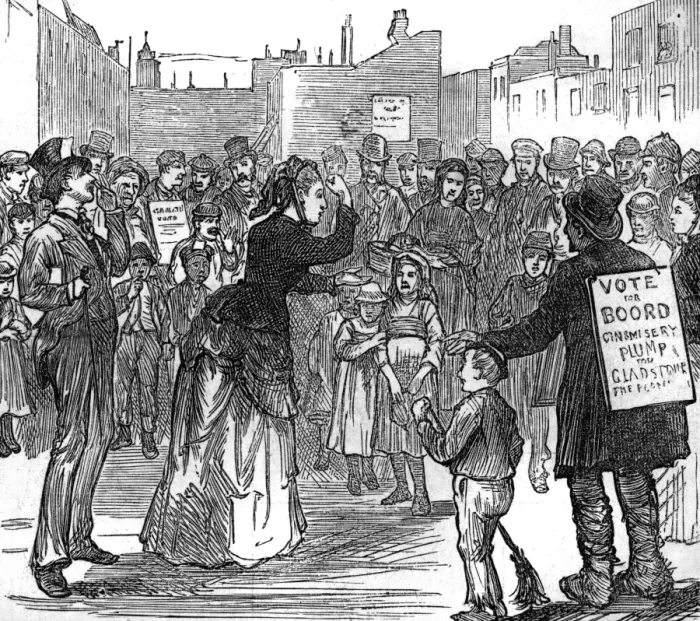 Framed Print : Election  /  Womans Rights
