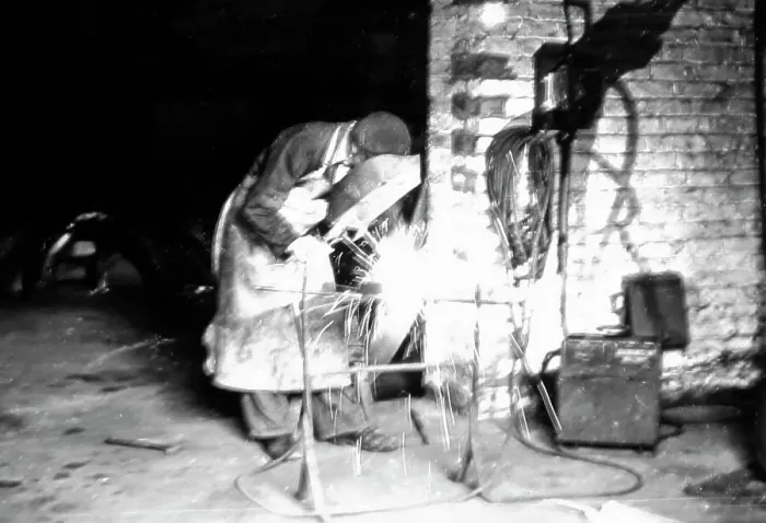 Framed Print : Electric arc welder, probably 1920s Framed Print : Electric arc welder, probably 1920s