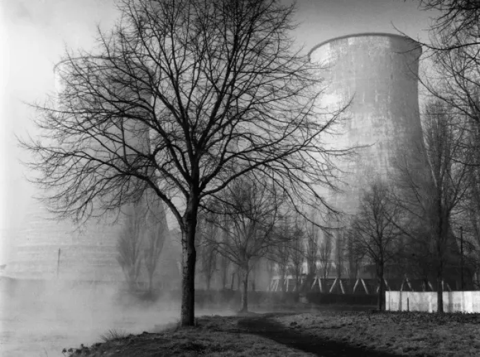 Framed Print : Electric Cooling Towers Framed Print : Electric Cooling Towers