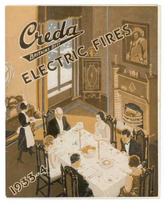 Framed Print : Electric Fire Brochure Framed Print : Electric Fire Brochure
