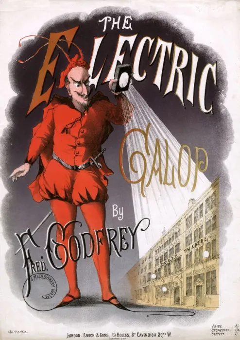 Framed Print : The Electric Galop by Fred Godfrey Framed Print : The Electric Galop by Fred Godfrey