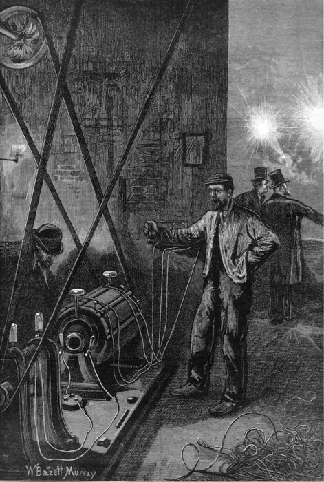 Framed Print : The Electric Light Framed Print : The Electric Light