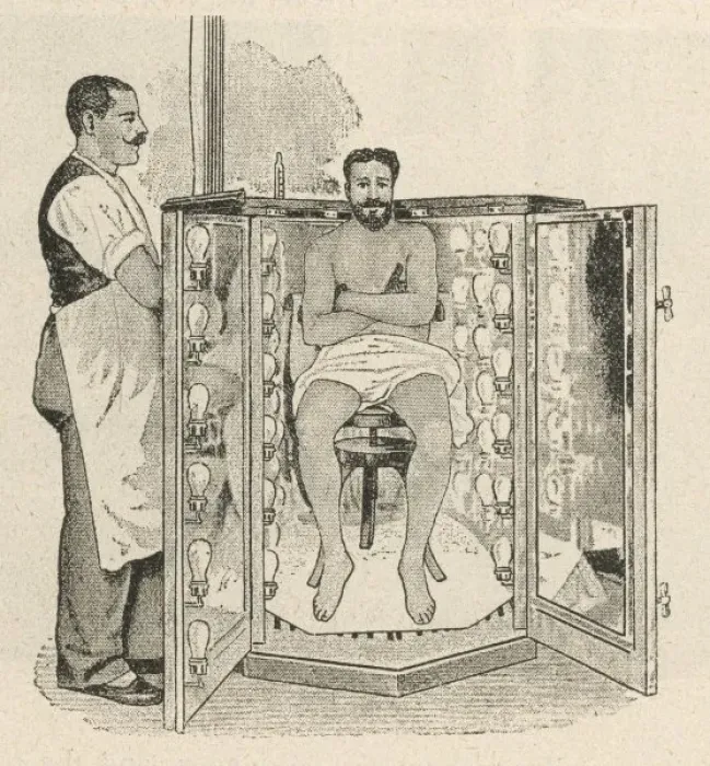 Framed Print : Electric Light Bath Framed Print : Electric Light Bath