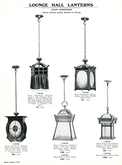 Framed Print : Electric Light Fixtures catalogue, Lounge Hall Lanterns Framed Print : Electric Light Fixtures catalogue, Lounge Hall Lanterns