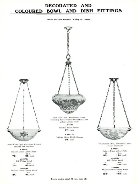 Framed Print : Electric Light Fixtures catalogue, Bowl and Dish Fittings Framed Print : Electric Light Fixtures catalogue, Bowl and Dish Fittings
