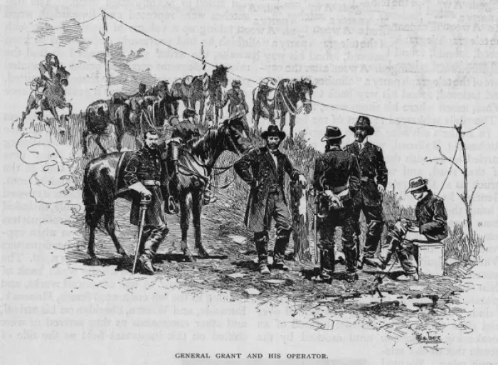 Framed Print : Electric Telegraph in US Framed Print : Electric Telegraph in US