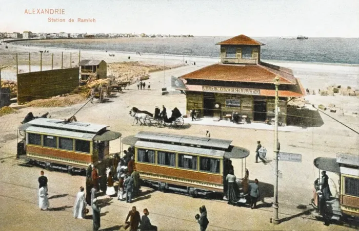 Framed Print : Electric Tram - Alexandria, Egypt Framed Print : Electric Tram - Alexandria, Egypt