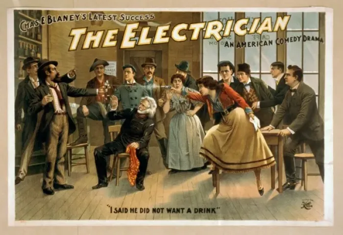 Framed Print : The electrician an American comedy drama : Chas. E. Blaney s Framed Print : The electrician an American comedy drama : Chas. E. Blaney s