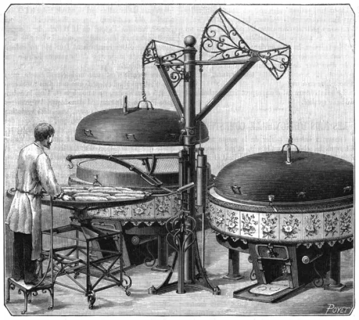 Framed Print : Elegant Bakery Furnaces Framed Print : Elegant Bakery Furnaces