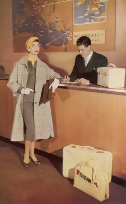 Framed Print : Elegant travel, 1956 Framed Print : Elegant travel, 1956