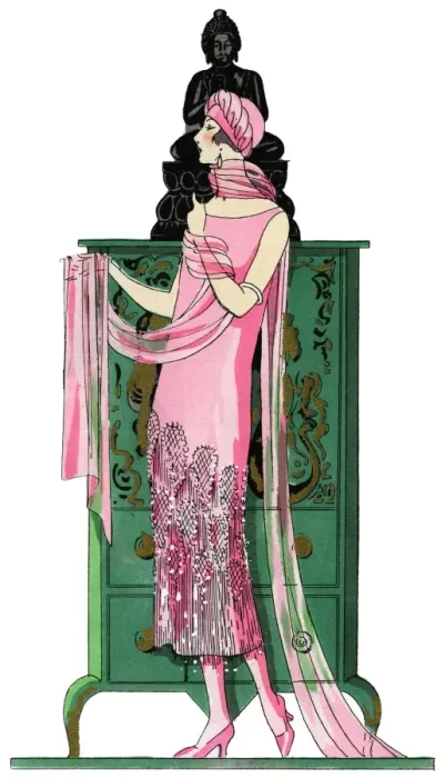 Framed Print : Elegant woman in visiting dress by Beer Framed Print : Elegant woman in visiting dress by Beer