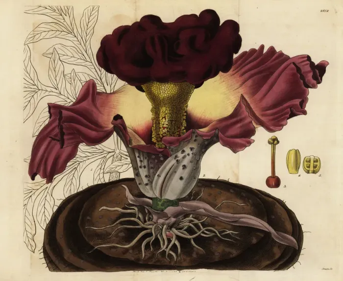 Framed Print : Elephant foot yam, Amorphophallus paeoniifolius Framed Print : Elephant foot yam, Amorphophallus paeoniifolius