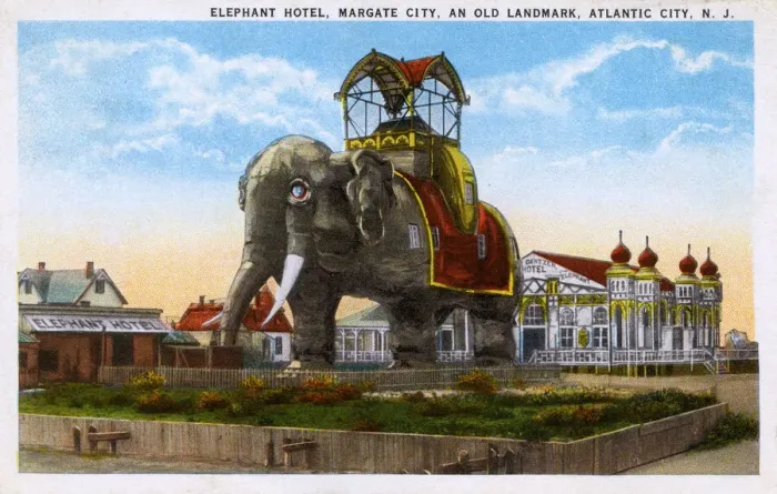 Framed Print : Elephant Hotel, Margate City, Atlantic City, New Jersey, USA Framed Print : Elephant Hotel, Margate City, Atlantic City, New Jersey, USA