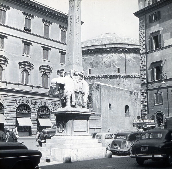 Elephant and Obelisk by Bernini, Rome, Italy