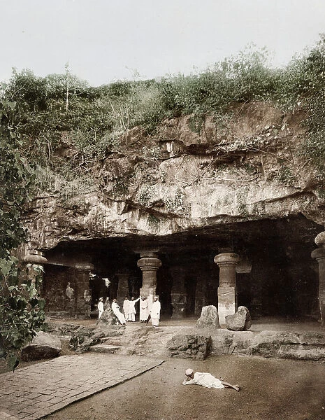Elephanta caves, Bombay, Mumbai, India