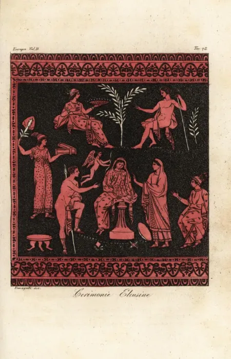 Framed Print : The Eleusinian Mysteries Framed Print : The Eleusinian Mysteries