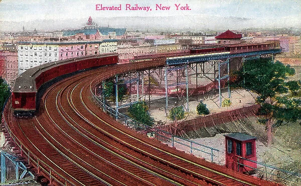 Elevated Railway, New York City, USA