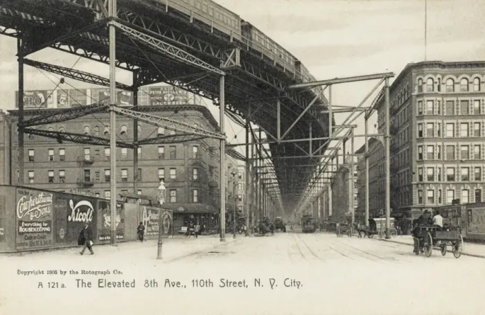 Framed Print : Elevated Subway, New York Framed Print : Elevated Subway, New York