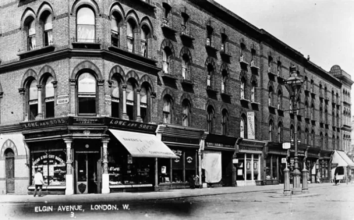 Framed Print : Elgin Avenue, West London