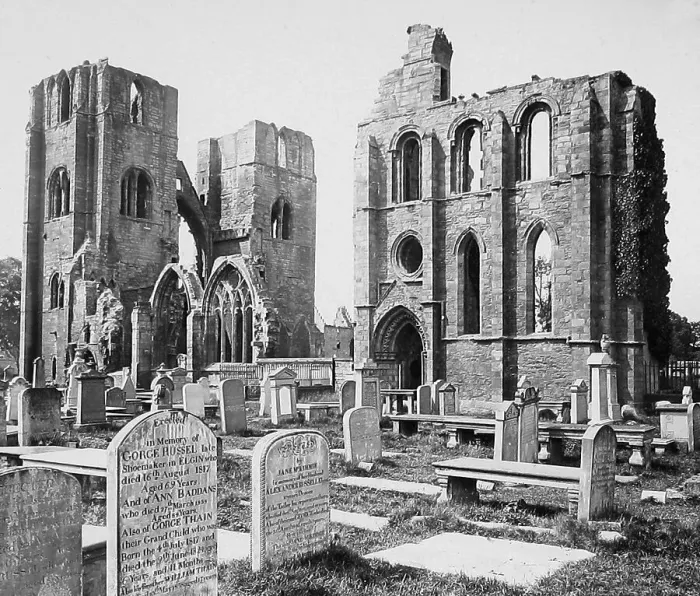 Framed Print : Elgin Cathedral Victorian period Framed Print : Elgin Cathedral Victorian period