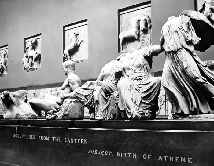 Framed Print : The Elgin Marbles, British Museum, Victorian period Framed Print : The Elgin Marbles, British Museum, Victorian period