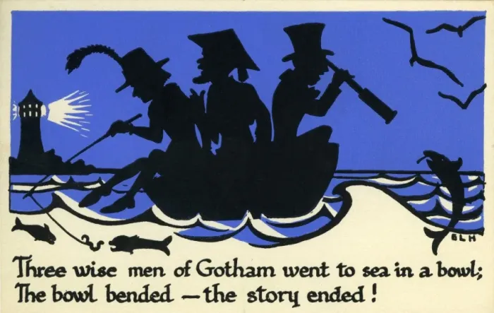 Framed Print : ELH. Three wise men of Gotham Framed Print : ELH. Three wise men of Gotham