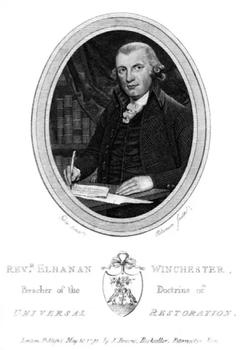 Framed Print : Elhanan Winchester Framed Print : Elhanan Winchester