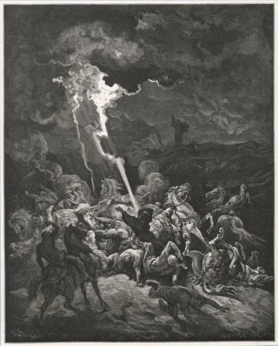 Framed Print : Elijah and Baal Priests Framed Print : Elijah and Baal Priests