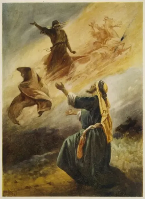 Framed Print : Elijah Goes to Heaven Framed Print : Elijah Goes to Heaven