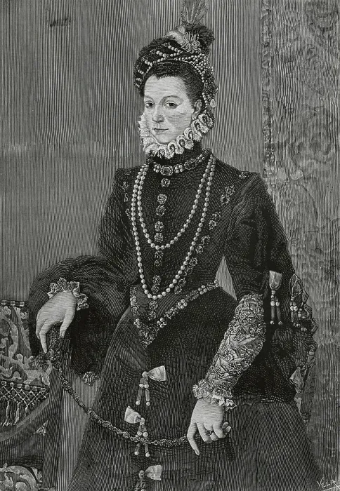 Framed Print : Elisabeth of Valois (1546-1568). 3rd wife of King Philip II Framed Print : Elisabeth of Valois (1546-1568). 3rd wife of King Philip II