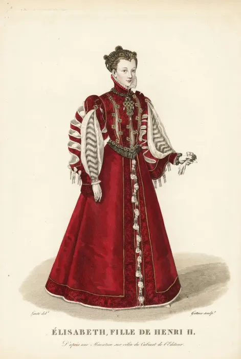 Framed Print : Elisabeth of Valois, daughter of King Henry Framed Print : Elisabeth of Valois, daughter of King Henry