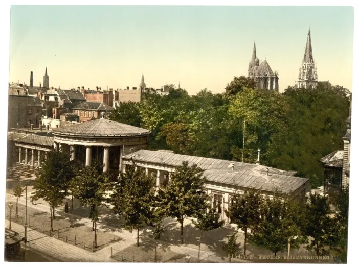 Framed Print : Elises Fountain, Aachen, the Rhine, Germany Framed Print : Elises Fountain, Aachen, the Rhine, Germany