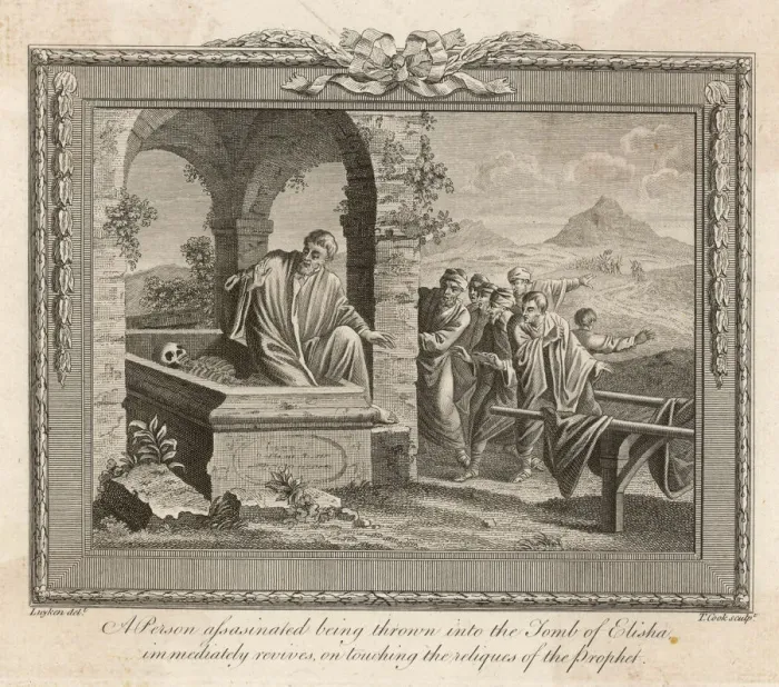 Framed Print : ELISHAS BONES MIRACLE Framed Print : ELISHAS BONES MIRACLE