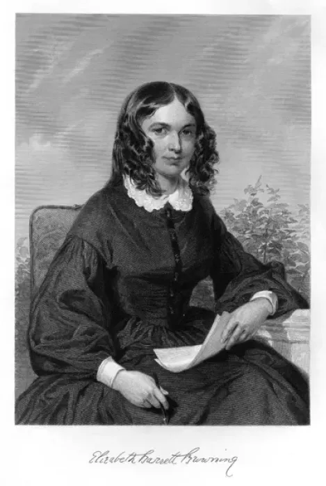 Framed Print : Eliz. Barrett Browning Framed Print : Eliz. Barrett Browning