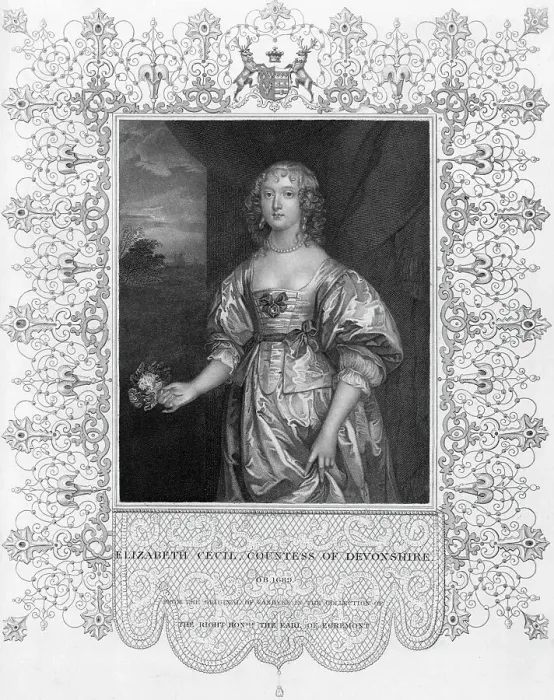 Framed Print : Eliz Ctess Devonshire Framed Print : Eliz Ctess Devonshire