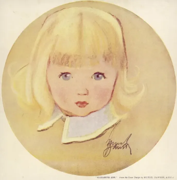 Framed Print : Elizabeth Ann by Muriel Dawson Framed Print : Elizabeth Ann by Muriel Dawson