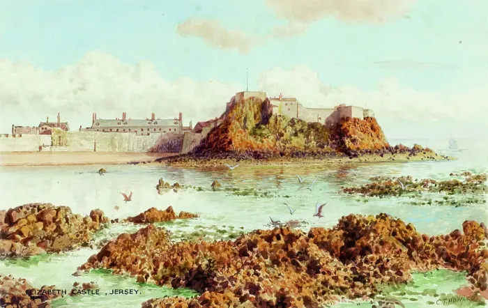 Framed Print : Elizabeth Castle, Jersey, Channel Islands Framed Print : Elizabeth Castle, Jersey, Channel Islands