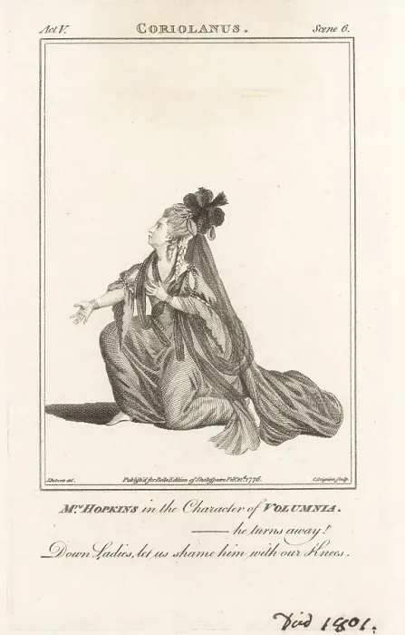 Framed Print : Elizabeth Hopkins as Volumnia in Coriolanus Framed Print : Elizabeth Hopkins as Volumnia in Coriolanus