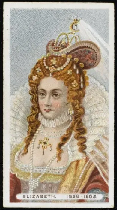 Framed Print : Elizabeth I / Wills Cig Cd Framed Print : Elizabeth I / Wills Cig Cd