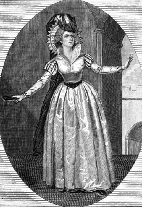Framed Print : Elizabeth Inchbald / Gray Framed Print : Elizabeth Inchbald / Gray