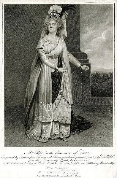 Elizabeth Pope in the Character of Zara