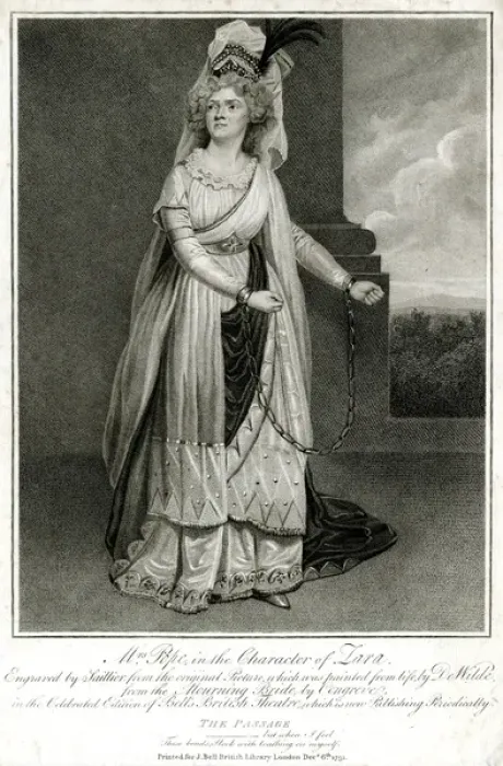 Framed Print : Elizabeth Pope in the Character of Zara Framed Print : Elizabeth Pope in the Character of Zara
