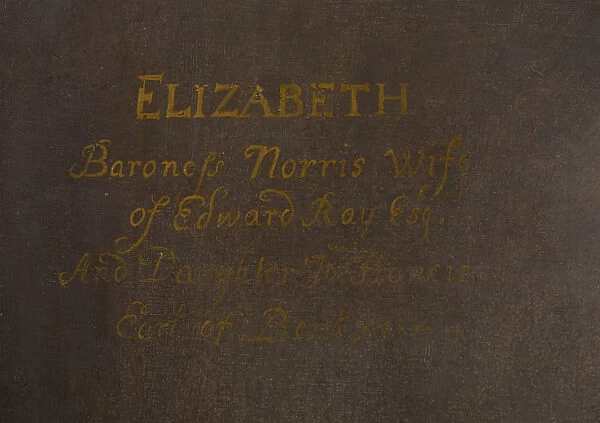 Elizabeth Wray, Baroness Norris, detail
