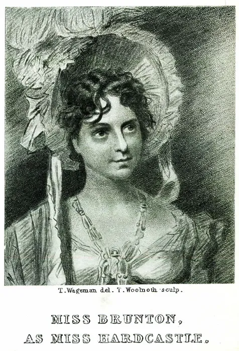 Framed Print : Elizabeth Yates (nee Brunton), actress, as Miss Hardcastle Framed Print : Elizabeth Yates (nee Brunton), actress, as Miss Hardcastle