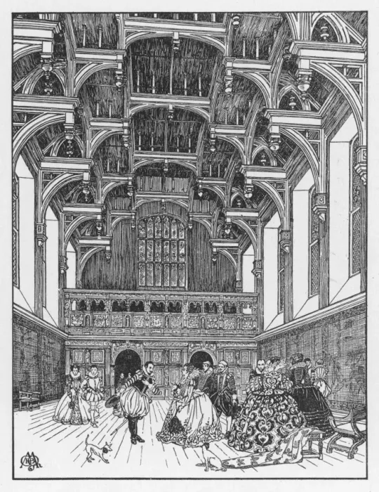 Framed Print : An Elizabethan Hall Framed Print : An Elizabethan Hall