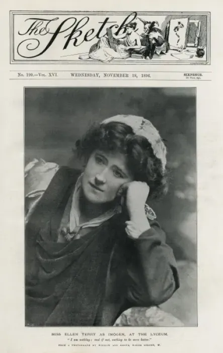 Framed Print : Ellen Terry as Imogen Framed Print : Ellen Terry as Imogen