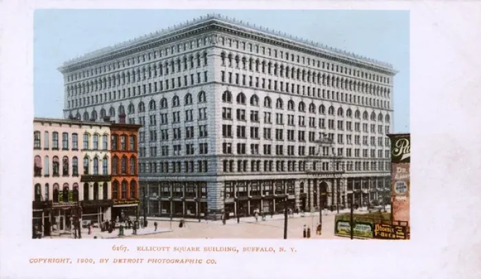 Framed Print : Ellicott Square Building, Buffalo, New York State, USA Framed Print : Ellicott Square Building, Buffalo, New York State, USA