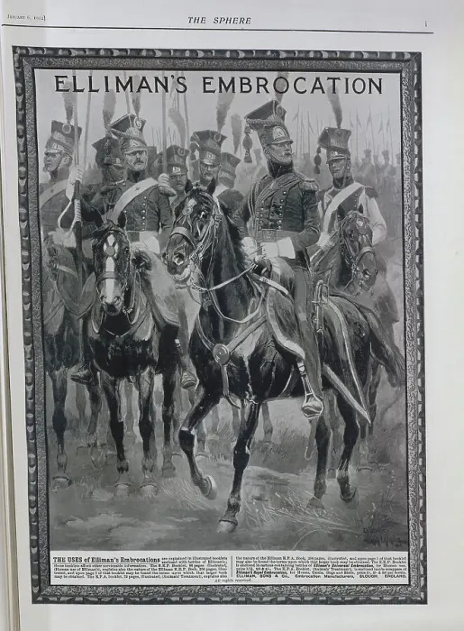 Framed Print : Elliman's Embrocation advert Framed Print : Elliman's Embrocation advert