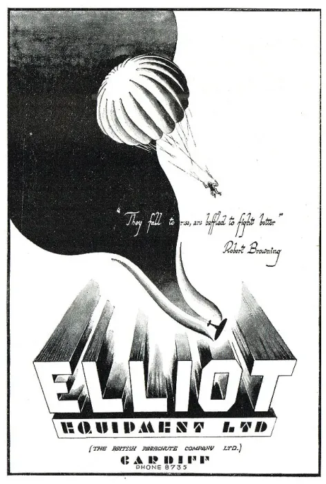 Framed Print : Elliot Equipment : The British Parachute Co Ltd Framed Print : Elliot Equipment : The British Parachute Co Ltd
